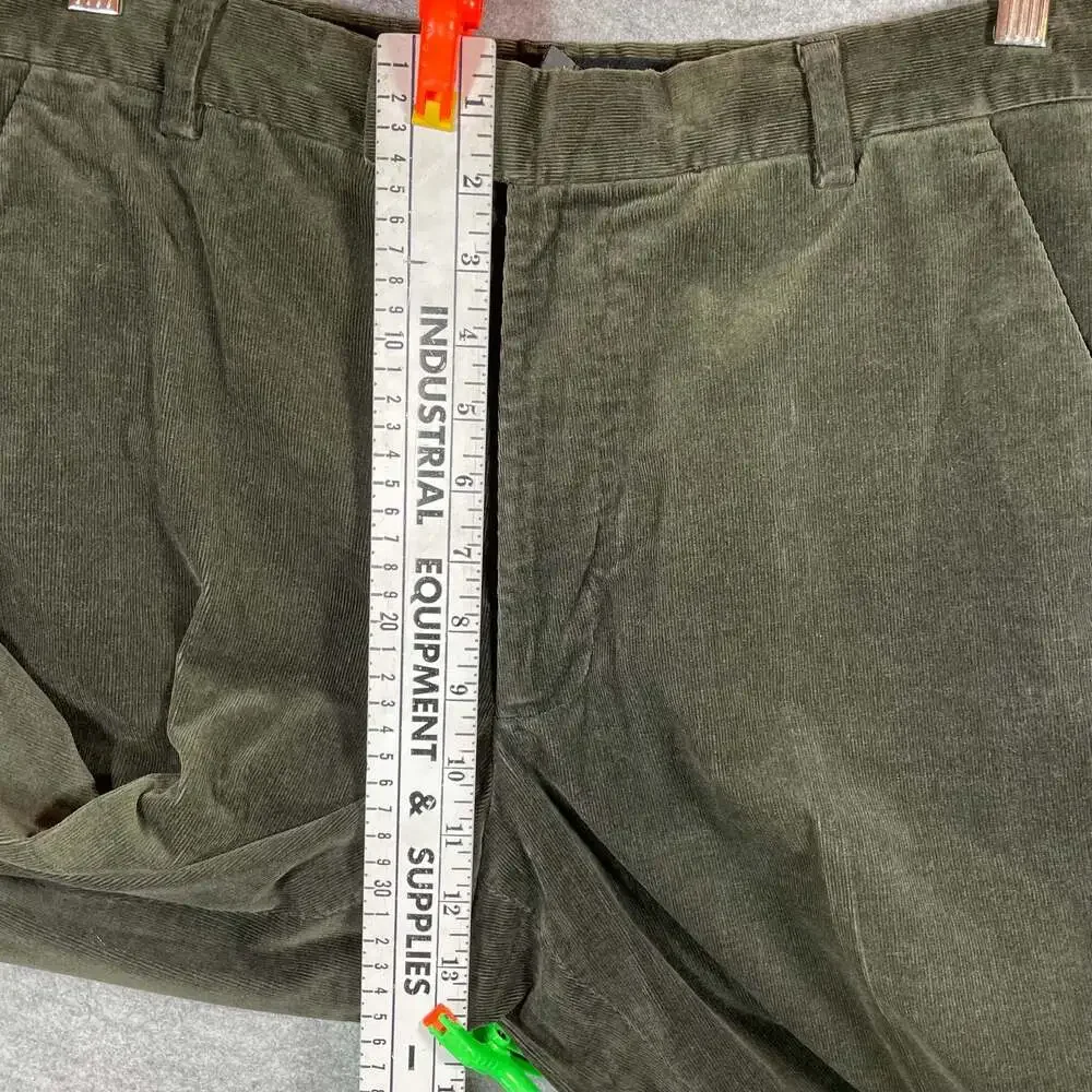 Banana Republic Men's Olive Green Stretch Corduroy Trousers Size‎ 34/32